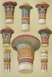 「装飾の文法」からのエジプトの首都、1868